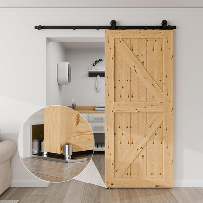 Barn Door Floor Guide Stainless Steel Sliding Door Bottom Guides Wall Mount Adjustable Roller