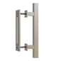 Barn Door Handles 10'' Stainless Steel Sliding Door Pull Flush Handle Double Sided Square Brushed Finish Heavy Duty