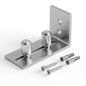 Barn Door Floor Guide Stainless Steel Sliding Door Bottom Guides Wall Mount Adjustable Roller