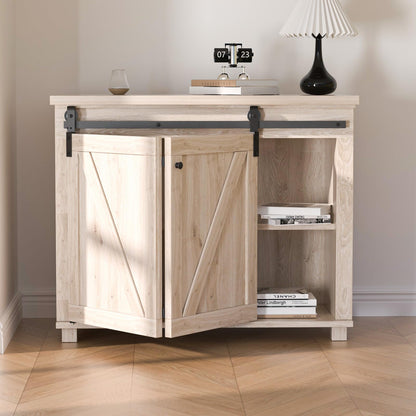 Mini Bifold Barn Door Hardware Kit 48"/4FT Sliding Track for Closet Cabinet-Fit Max Two Folding 22" Door Panels 42" Opening